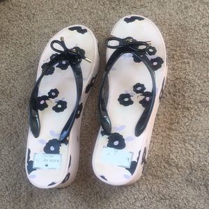 Kate Spade Platform flip flops